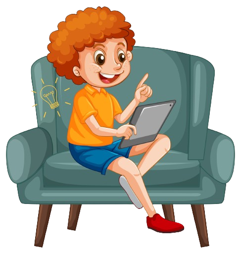 Kind beim Online-Lernen - Ein junger Schüler, der einen Computer verwendet, um an virtuellen Klassen teilzunehmen, was Online-Bildung für Kinder symbolisiert